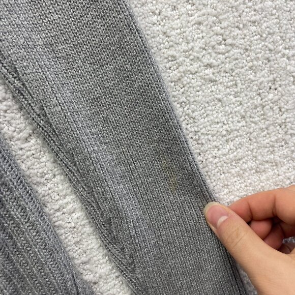 Banana Republic Cardigan Shawl Open Front Ribbed Knit Womens Sz Small Grey - Picture 5 of 12